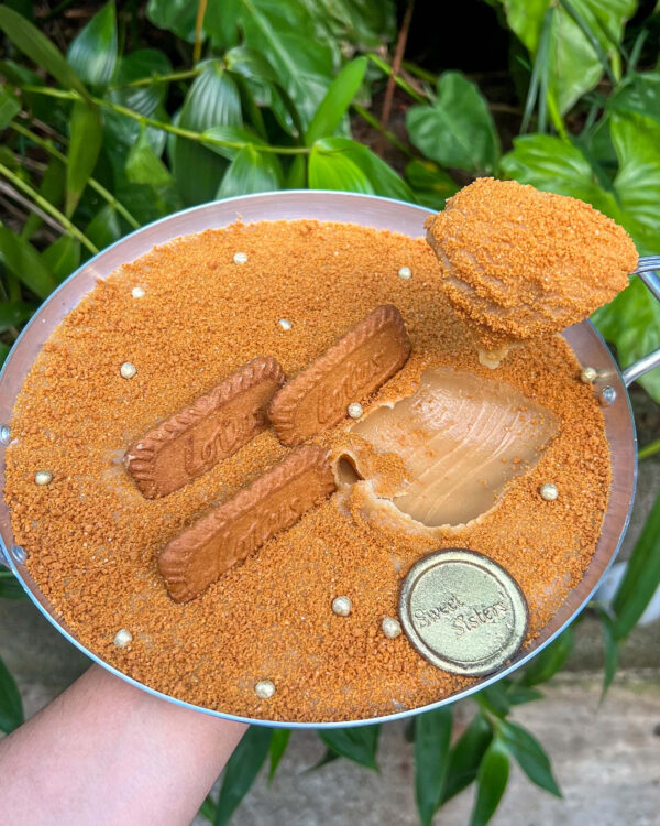 Panela de brigadeiro de Lotus Biscoff