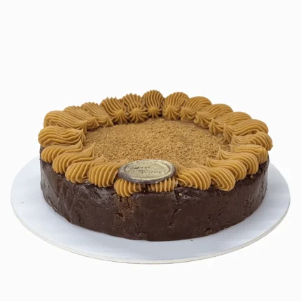 Torta Brownie de Caramelo com Flor de Sal